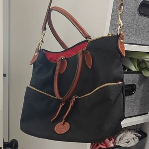 Black and Brown Tote Bag